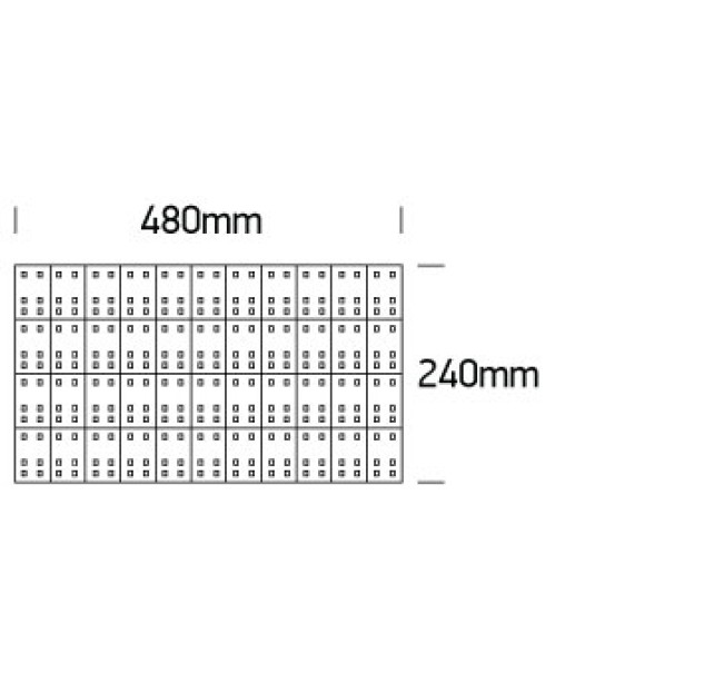 LED profilis 10W 3000K 7848/W
