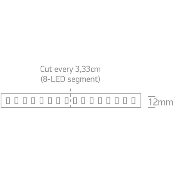 LED profilis 42W/mW 3000K 7882/W LED profilis 42W/mW 3000K 7882/W