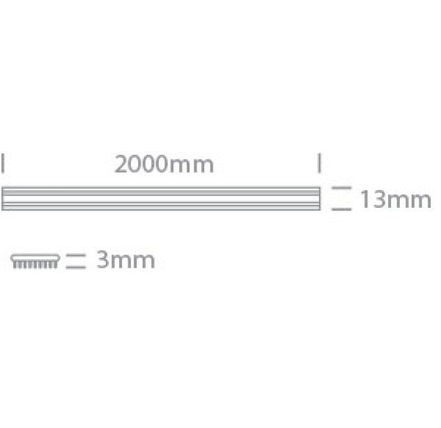 LED profilis 7900/W