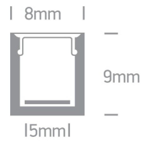 LED profilis 7901/AL