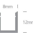 LED profilis 7901A/AL
