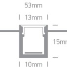 LED profilis 7901TR/AL LED profilis 7901TR/AL