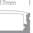 LED profilis 7902/W