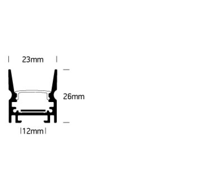 LED profilis 7903/B