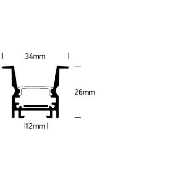LED profilis 7903R/B