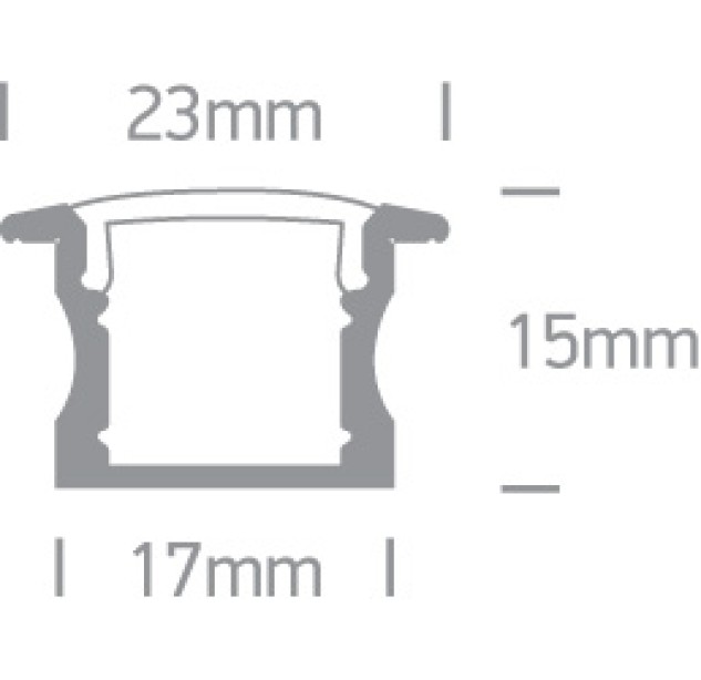 LED profilis 7904R/B