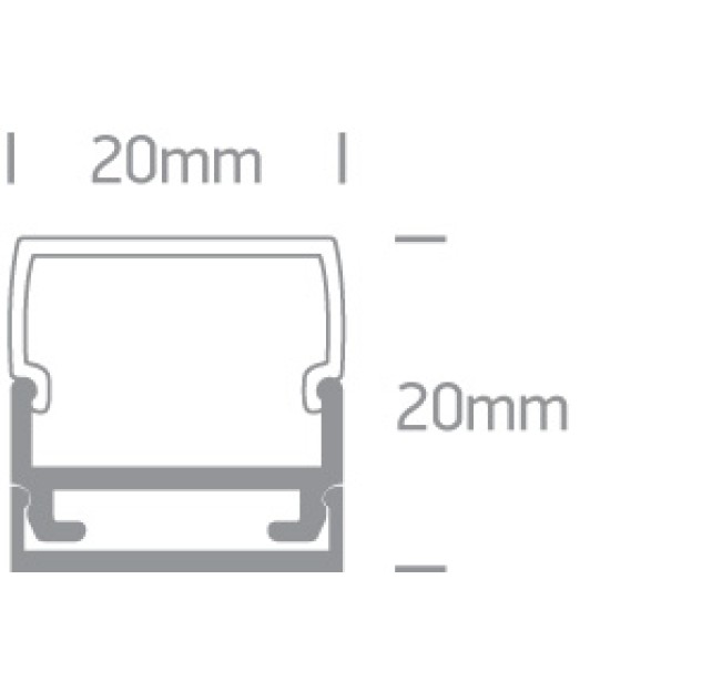 LED profilis 7906/AL