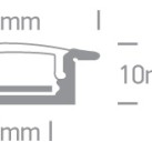 LED profilis 7906R/W