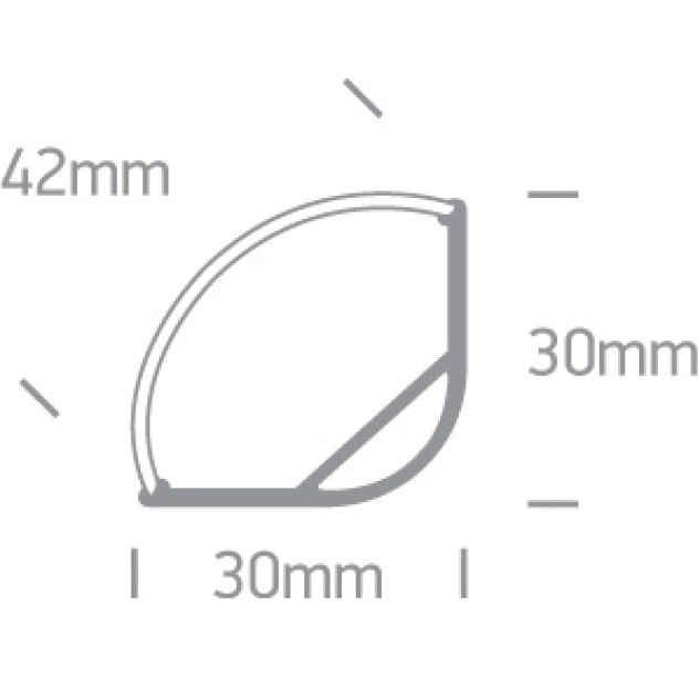 LED profilis 7908/AL LED profilis 7908/AL