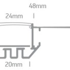 LED profilis 7909TR/AL LED profilis 7909TR/AL