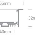 LED profilis 7910AR/AL LED profilis 7910AR/AL