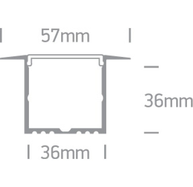 LED profilis 7910R/B