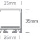 LED profilis 7912/B/B