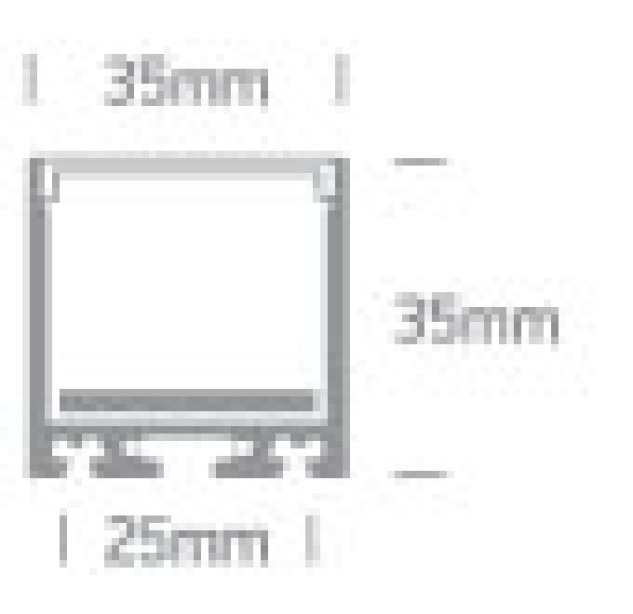 LED profilis 7912/W LED profilis 7912/W