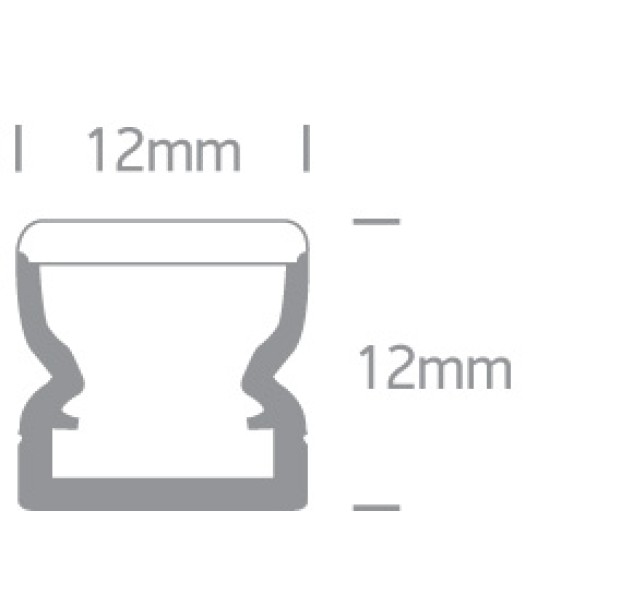 LED profilis IP68 7918/W