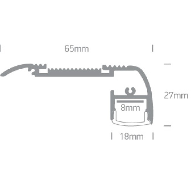 LED profilis 7920/B