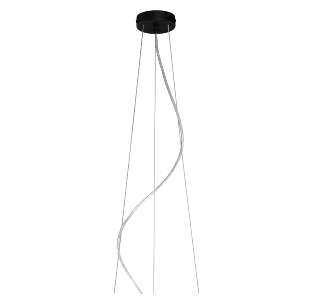 Lisboa pakabinamų šviestuvų komplektas CONJ.COL.3851/40 NGR-DALI tekstūruotas juodas, CL.I