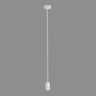 Pakabinamas šviestuvas 6 m, tekstūruotas baltas, LED E27 15 W, CL.I