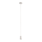 Pakabinamas šviestuvas, 2,5 m, tekstūruotas baltas, LED E27 15 W, CL.I