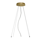 Isia pakabinamų šviestuvų rinkinys CONJ.FLOR. 3453 ORO 3M DP Technical Gold, CL.I