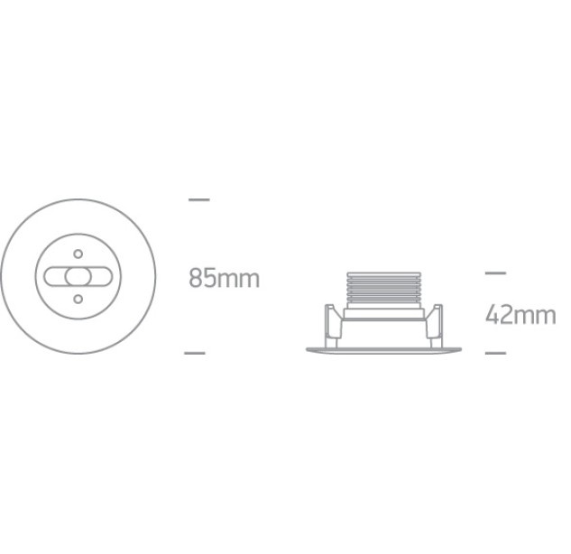 Avarinis LED šviestuvas 3W 6000K 89002 Avarinis LED šviestuvas 3W 6000K 89002