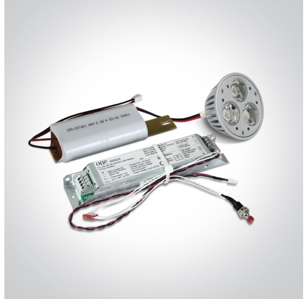 Avarinis LED šviestuvas 3W 6000K 89002A