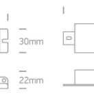 Avarinis LED šviestuvas 3W 6000K 89002A