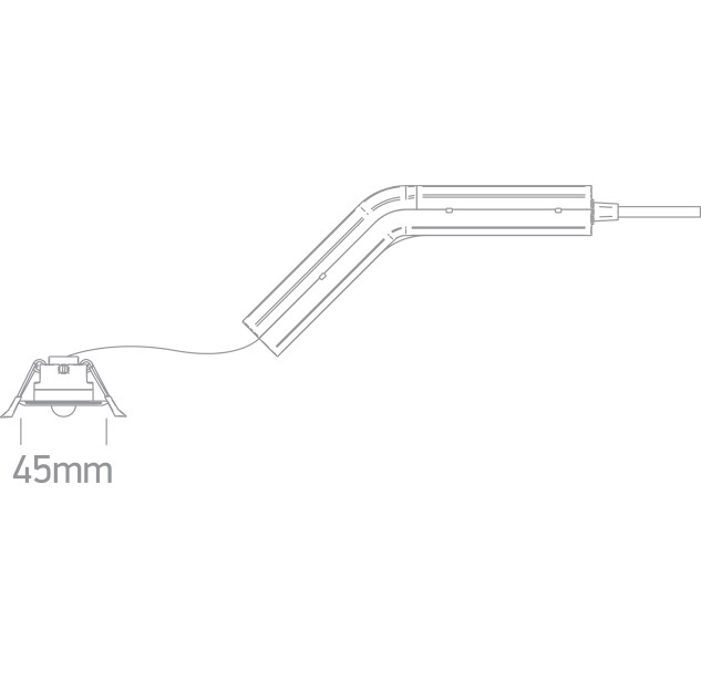 Avarinis LED šviestuvas 1,5W 4000K 89002B Avarinis LED šviestuvas 1,5W 4000K 89002B