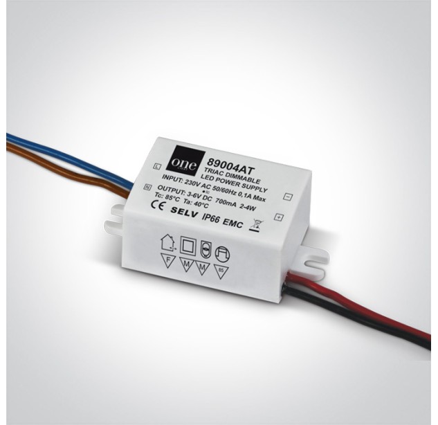LED maitinimo šaltinis 2-4W IP66 89004AT LED maitinimo šaltinis 2-4W IP66 89004AT