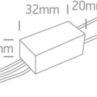 LED power supply 8.4W@12V 16.8W@24V 22.4W@36V 89028AM