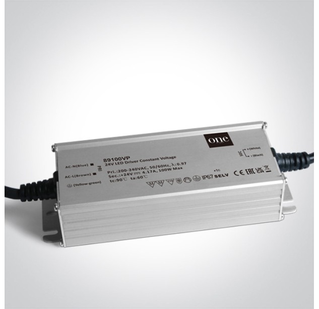 LED maitinimo šaltinis 100W IP67 89100VP