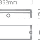 Avarinis LED šviestuvas 5W 6000K IP65 89404