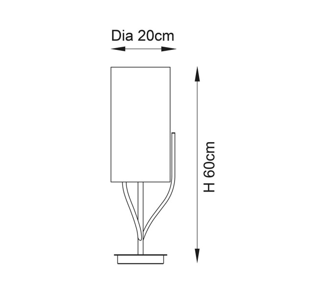 Stalinis šviestuvas FRASER 10W E27 95467 Stalinis šviestuvas FRASER 10W E27 95467