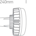 LED bulb 80W 4000K 9G80N/C/LE