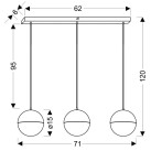 Pakabinamas šviestuvas FURNI 5W   A0031-330