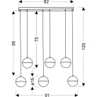 Pakabinamas šviestuvas FURNI 5W   A0031-360
