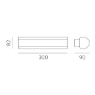 Sieniniai šviestuvai Aka 20 LED 3000 65 A202410N