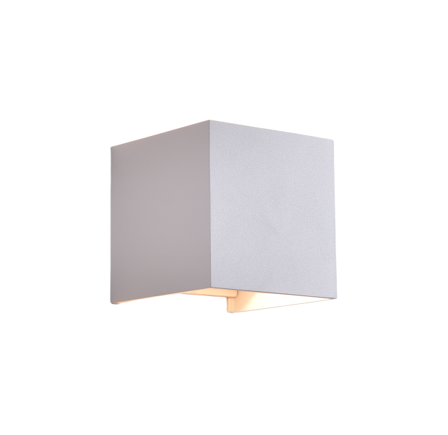 Kendo sieninis šviestuvas 100 mm, tekstūruotas baltas, LED 2x5,5 W, 1060 lm, CRI90, CL.I, IP65, 2700–3000 K, slankusis jungiklis, DAUGIAKOMPLEKTIS