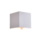 Kendo sieninis šviestuvas 100 mm, tekstūruotas baltas, LED 2x5,5 W, 1060 lm, CRI90, CL.I, IP65, 2700–3000 K, slankusis jungiklis, DAUGIAKOMPLEKTIS