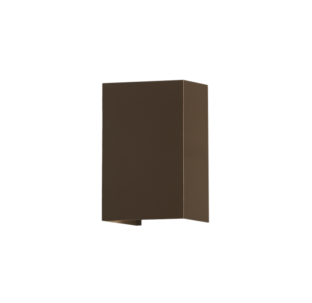Kendo sieninis šviestuvas 250 mm Corten, LED 2x5,5 W 1060 lm, CRI90 CL.I IP65, Kelvinas 2700 K–3000 K, slankusis jungiklis, MULTI-PACK