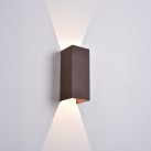 Kendo sieninis šviestuvas 250 mm Corten, LED 2x5,5 W 1060 lm, CRI90 CL.I IP65, Kelvinas 2700 K–3000 K, slankusis jungiklis, MULTI-PACK