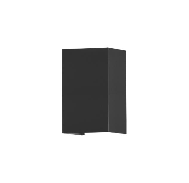 Kendo sieninis šviestuvas 250 mm, tekstūruotas juodas, LED 2x5,5 W, 1060 lm, CRI90, CL.I, IP65, 2700–3000 K, slankusis jungiklis, MULTI-PACK