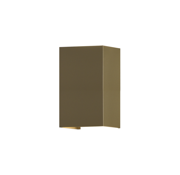Kendo sieninis šviestuvas 250 mm Tech Gold, LED 2x5,5 W 1060 lm, CRI90 CL.I IP65, Kelvinas 2700 K–3000 K, slankusis jungiklis, MULTI-PACK