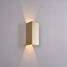 Kendo sieninis šviestuvas 250 mm Tech Gold, LED 2x5,5 W 1060 lm, CRI90 CL.I IP65, Kelvinas 2700 K–3000 K, slankusis jungiklis, MULTI-PACK