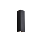 Kendo sieninis šviestuvas 400 mm, tekstūruotas juodas, LED 2x5,5 W, 1060 lm, CRI90, CL.I, IP65, 2700–3000 K, slankusis jungiklis, MULTI-PACK