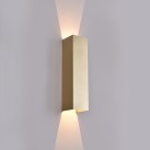 Kendo sieninis šviestuvas 400 mm Tech Gold, LED 2x5,5 W 1060 lm, CRI90 CL.I IP65, Kelvinas 2700 K–3000 K, slankusis jungiklis, MULTI-PACK