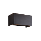 Kendo sieninis šviestuvas 200x100 mm, tekstūruotas juodas, LED 4x5,5 W, 2120 lm, CRI90, CL.I, IP65, 2700–3000 K, slankusis jungiklis, DAUGIAU PAKETŲ
