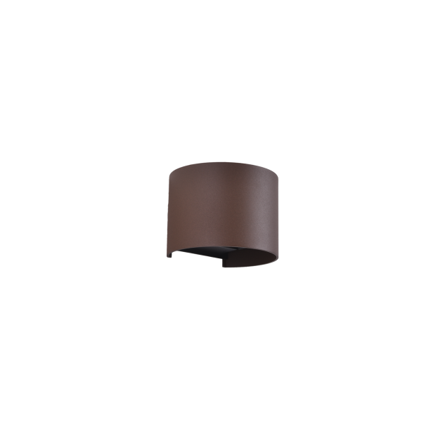 Kowa sieninis šviestuvas 100 mm Corten, LED 2x5,5 W 1060 lm, CRI90 CL.I IP65, Kelvinas 2700 K–3000 K, slankusis jungiklis, MULTI-PACK