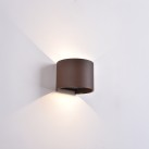 Kowa sieninis šviestuvas 100 mm Corten, LED 2x5,5 W 1060 lm, CRI90 CL.I IP65, Kelvinas 2700 K–3000 K, slankusis jungiklis, MULTI-PACK