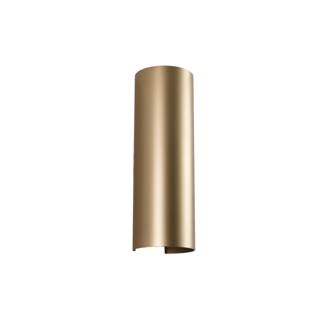 Kowa sieninis šviestuvas 400 mm Tech Gold, LED 2x5,5 W 1060 lm, CRI90 CL.I IP65, Kelvinas 2700 K–3000 K, slankusis jungiklis, MULTI-PACK